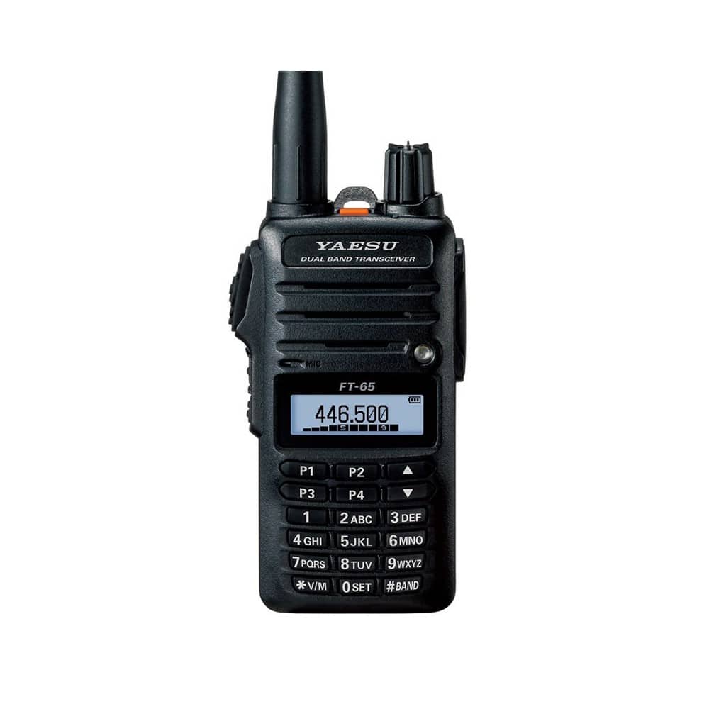 YAESU FT 65E Ricetrasmettitore Portatile VHF UHF 5 Watt RF Elettronica