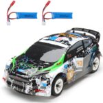 Wltoys K989 2.4G 4WD Brushed, RC Auto Radiocomandata, Veicolo, Modello RTR, Scala 1:28 con 2 Batterie