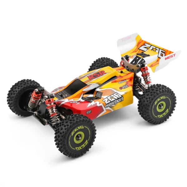 Wltoys 144010 1/14 2.4G 4WD Auto RC con Motore Alta Potenza Senza Spazzole ad Alta Velocità 75 km/h 1