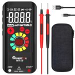 MUSTOOL MT13 Mini Multimetro Digitale Schermo 3,2 pollici 9999 Conteggi True RMS Tester con Batteria al litio Ricaricabile USB