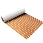 Moquette Teak Sintetico Barca 600x2400x5mm Marino Pavimentazione Faux Teak Eva Schiuma Pavimento Barca Decking Retro Adesivo