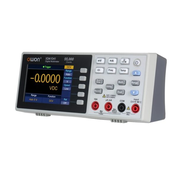 Multimetro da Tavolo Digitale da Banco Owon XDM1041 USB 55000 Conteggi RMS ad Alta Precisione con Schermo 3,7 pollici TFT LCD 2