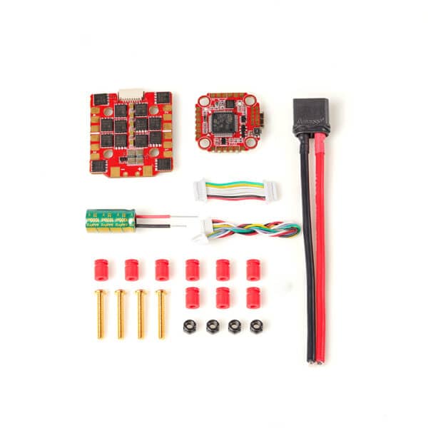 HGLRC Zeus F745 V2 Pila 3-6S F722 Controller di Volo + Zeus 45A BL_S 4in1 ESC per FPV RC Racing Drone 5