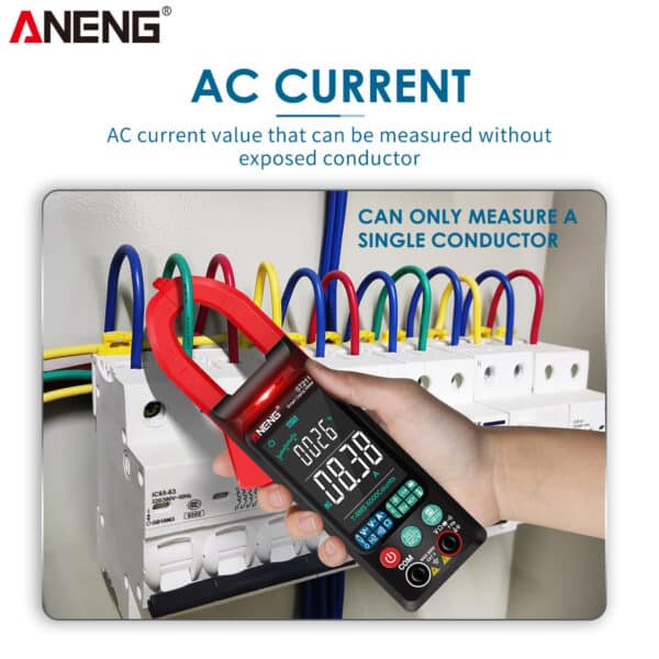 ANENG ST211 Pinza Amperometrica Multimetro 6000 conteggi True RMS con integrazione automatica manuale intelligente 6