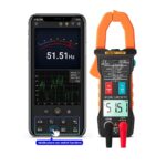 ANENG ST207 Pinza Amperometrica Bluetooth Digitale Multimetro 6000 conteggi True RMS Tester di tensione CC / CA Corrente CA Hz Capacità Ohm