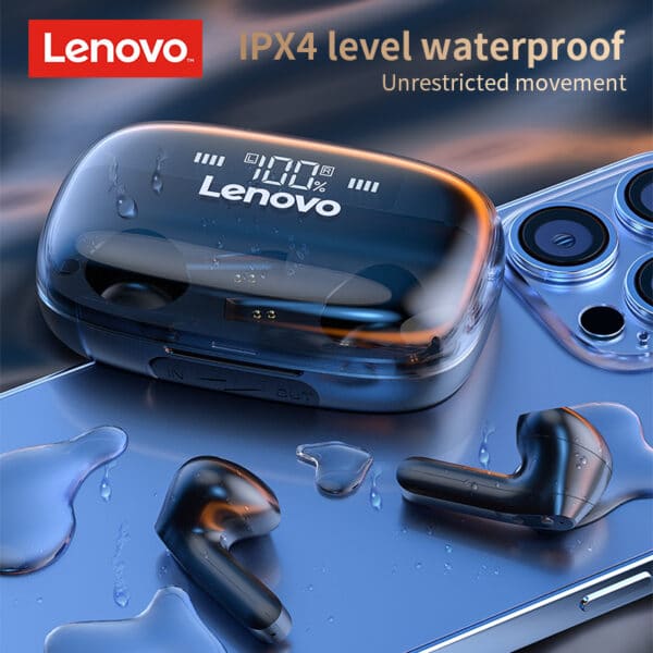 Lenovo QT81 TWS bluetooth 5.0 Auricolari 9D Bass Cuffie Sportive Impermeabili con Microfono Versione Aggiornata 6