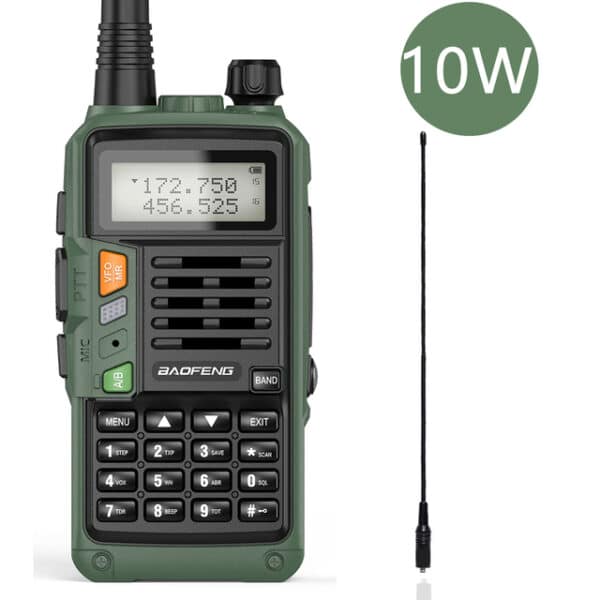 BAOFENG UV-S9 Plus Tri-Band 10W Con Caricatore USB Ricetrasmettitore Portatile VHF/UHF 3