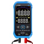 FNIRSI S1 Multimetro Digitale 9999 Conteggi AC/DC NCV Hertz Tester con Termocoppia con Batteria Ricaricabile USB