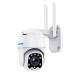 Telecamera ESCAM QF288 3MP Pan/Tilt 8X Zoom IA Rilevamento Umani Cloud Impermeabile WiFi IP Camera con Audio Bidirezionale