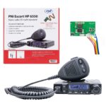 CB PNI Escort HP 6550 con Echo 4W, AM-FM, 12V, ASQ