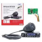 CB PNI Escort HP 6550 con Echo 4W, AM-FM, 12V, ASQ