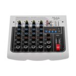 Muslady MIX-400 Mixer Audio Professionale a 6 Canali