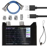 NanoVNA V2 SAA-2N 3G Analizzatore d'antenna Vettoriale 50 KHz ~ 3 GHz HF VHF UHF con Case in Metallo e Display da 4 pollici