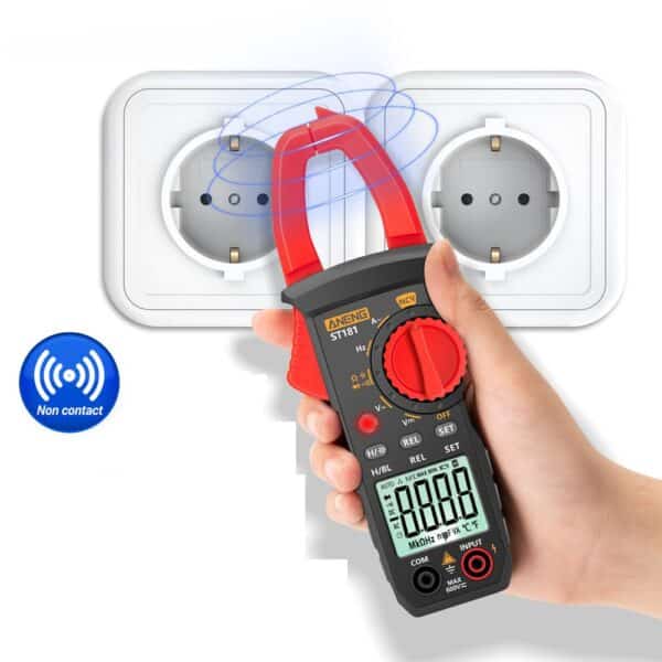 Pinza Amperometrica Digitale ANENG ST181 Corrente CC/CA 4000 Conteggi Multimetro Amperometro Tester Hz Capacità NCV Ohm 2