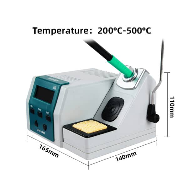 SUGON Stazione Saldante di Precisione Microsaldatura SMD T26 80W, Riscaldamento Rapido in 2 Secondi Controllo della Temperatura, Punte JBC 10