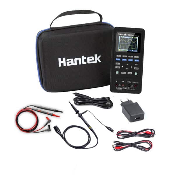 Oscilloscopio Digitale Hantek 2C42, 2D42, 2C72, 2D72 3in1 + Generatore di Forme d'onda + Multimetro USB Portatile 2 canali 40 MHz 70 MHz 2