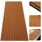 240cm x 90cm x 5mm Moquette Teak Sintetico Marrone per Barca