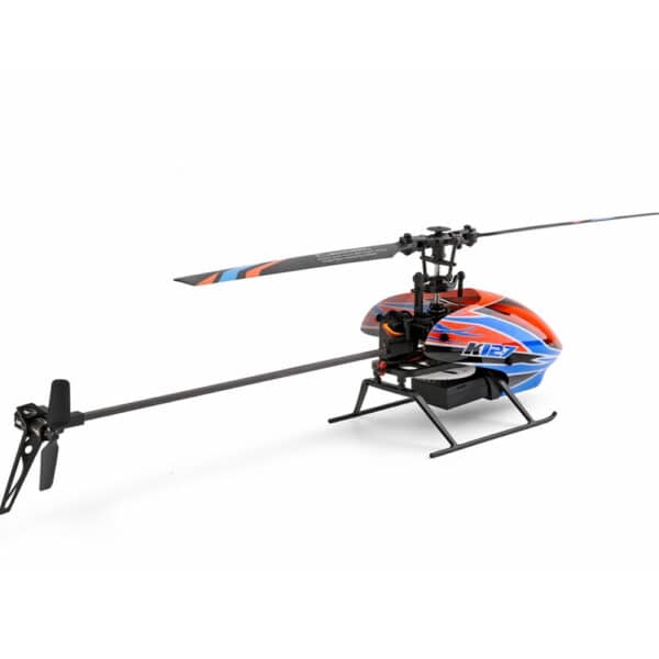 WLtoys XK K127 RC Elicottero Radiocomandato 4CH 6 Assi Giroscopio Mantenimento Altitudine Flybarless 5