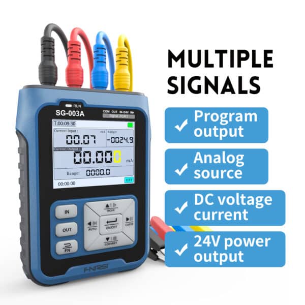 FNIRSI SG-003A Generatore di Segnale Multifunzione Palmare 0-24V 4-20mA Calibratore di Resistenza, Corrente, Tensione 0-24V 3