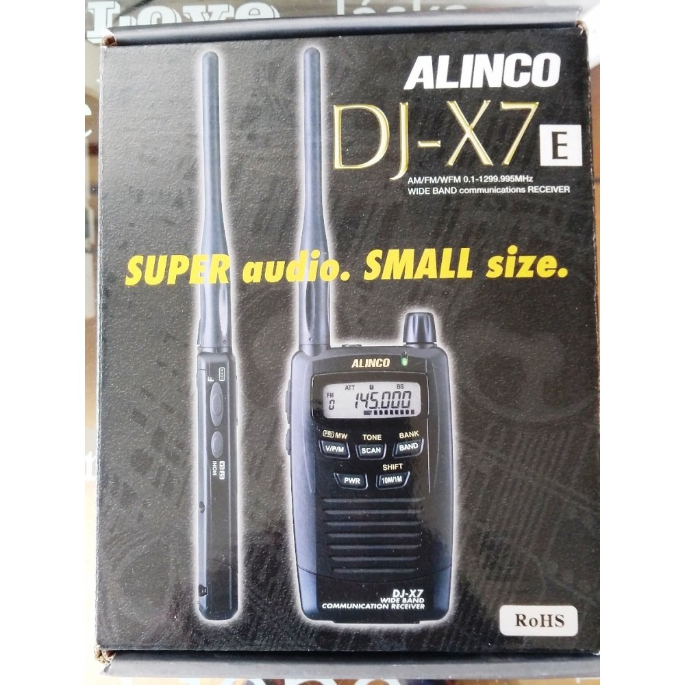 Alinco DJ-X7E Ricevitore scanner portatile a banda larga 0.1-1300MHz