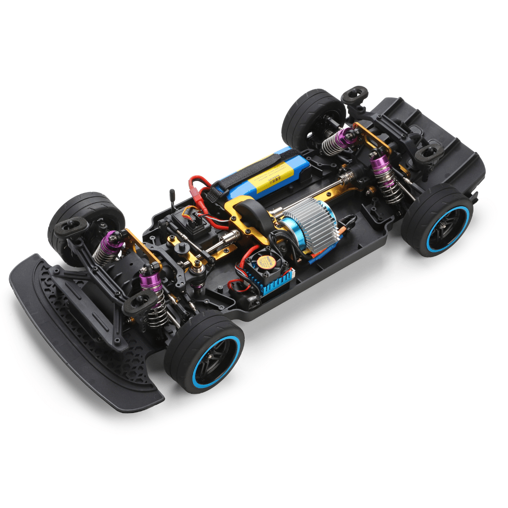 Wltoys 124017 V2 RTR Scala 1:12 2.4G 4WD Alta Velocità 70 km/h RC Auto  Radiocomandata con Telaio in Alluminio, Versione Aggiornata Motore 4300KV