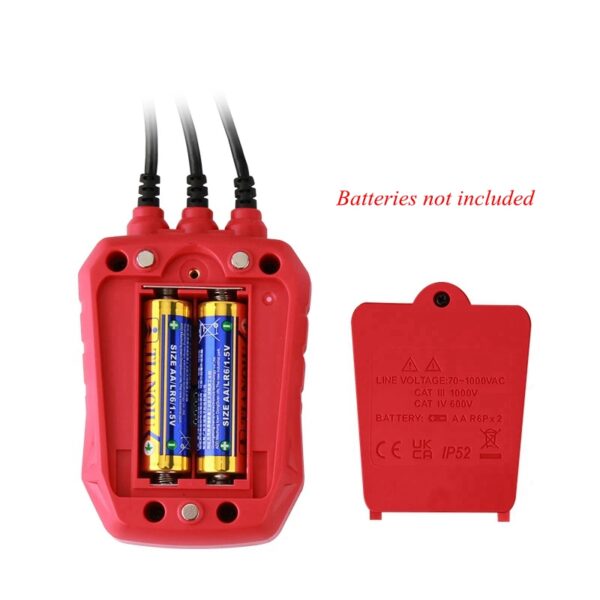 UNI-T UT262E Rilevatore Fase Senza Contatto AC 70-1000V 3