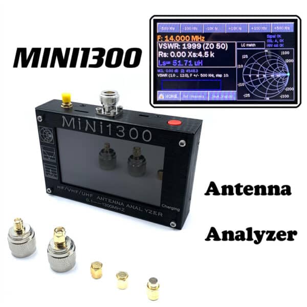 Mini1300 Analizzatore d’Antenna HF/VHF/UHF 0.1-1300MHz