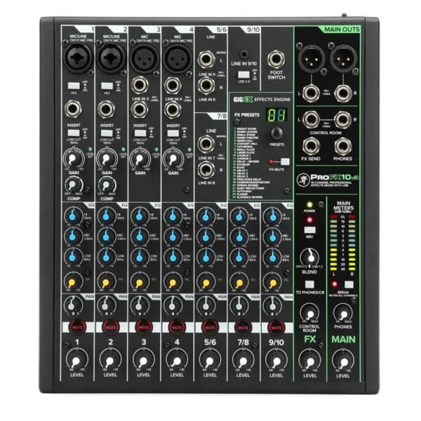 Mackie ProFX10v3 Mixer Audio 10 Canali USB