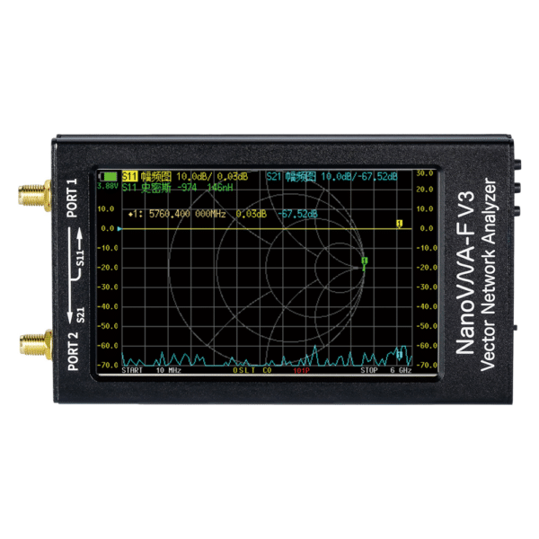 NanoVNA-F V3 Analizzatore Antenna Vettoriale da 1 MHz a 6 GHz