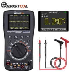 MUSTOOL MT8210 Multimetro Oscilloscopio 2 in 1 1MHz 2.5Msps 1