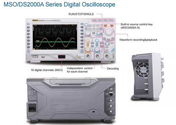 Rigol DS2102A Oscilloscopio Digitale