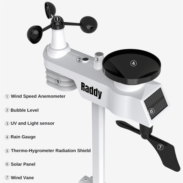 Raddy WF-100C Stazione Meteo Professionale