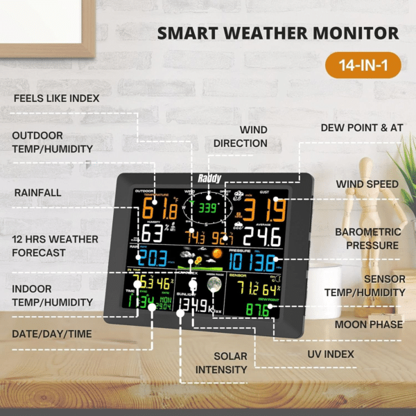 Raddy WF-100C Stazione Meteo Professionale