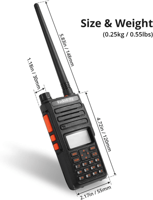 Radioddity GA-510 Portatile Dual Band 10W VHF/UHF