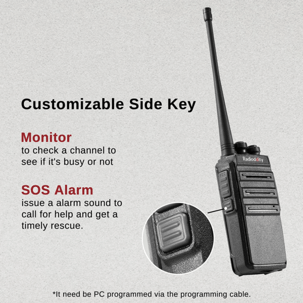 Radioddity GA-2S Ricetrasmittente Portatile UHF 16 Canali (6 Pezzi)