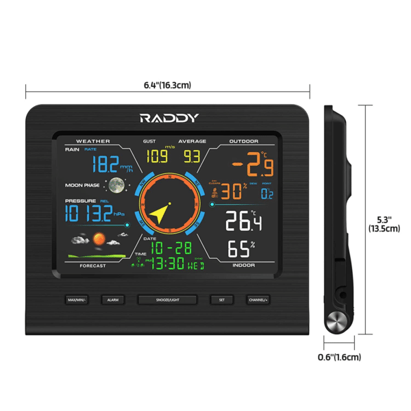 Raddy WF-100C Lite 13-In-1 Stazione Meteo