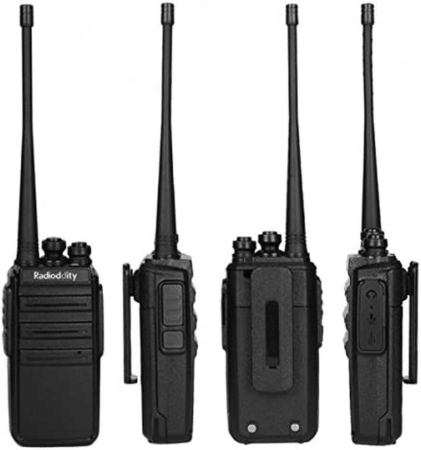 Radioddity GA-2S Ricetrasmittente Portatile UHF 16 Canali (6 Pezzi)