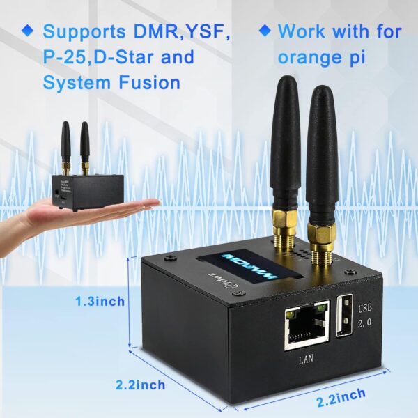 MMDVM Duplex Hotspot P25 DMR YSF NXDN DMR Dual Band