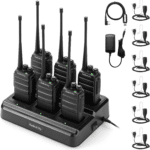 Radioddity GA-2S Ricetrasmittente Portatile UHF 16 Canali (6 Pezzi)