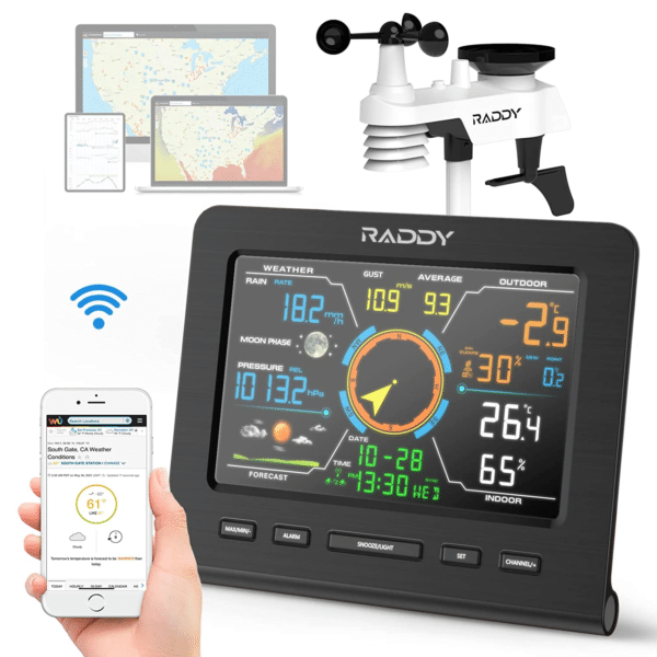 Raddy WF-100C Lite 13-In-1 Stazione Meteo