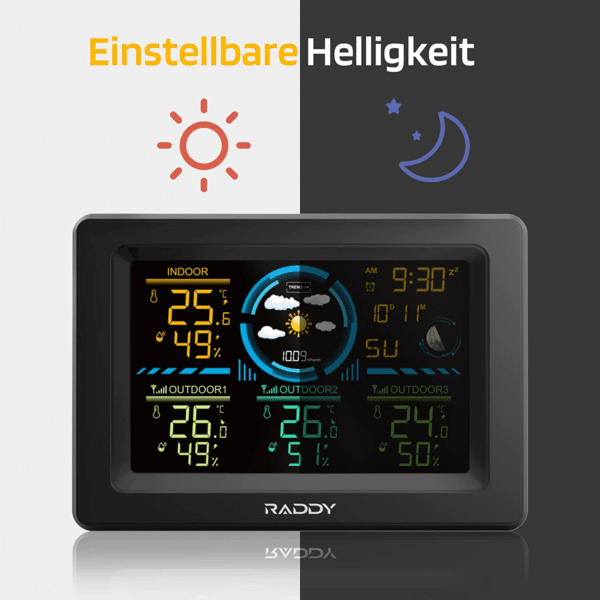 Raddy WF-60C 12-IN-1 Stazione Meteo