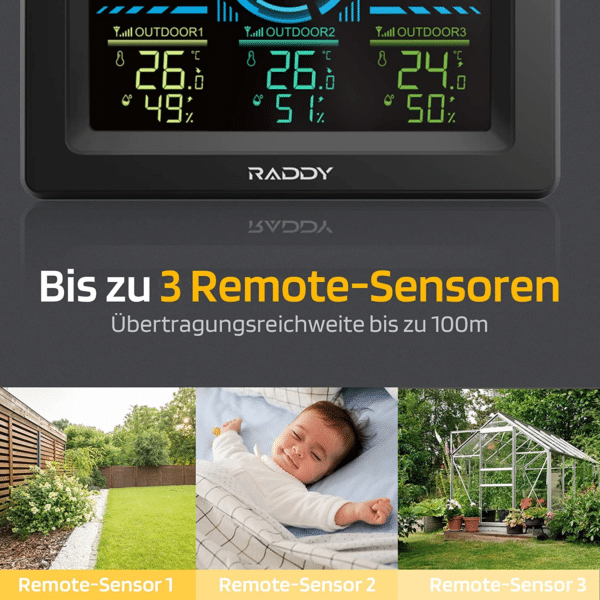 Raddy WF-60C 12-IN-1 Stazione Meteo