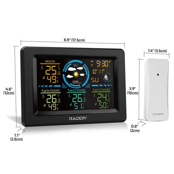 Raddy WF-60C 12-IN-1 Stazione Meteo