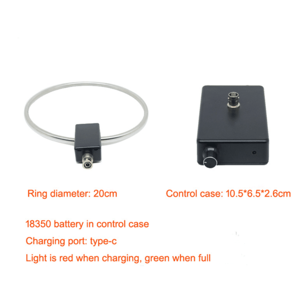 Antenna Loop Attiva GA-450 GA450 Antenna Radio Onde Medie Corte 2.30-30MHz per Scanner Ricevitore SDR