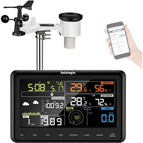 Sainlogic Stazione Meteorologica Wireless Professionale