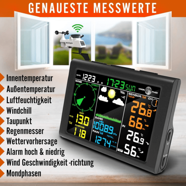 Sainlogic Stazione Meteo Wireless 8 in 1