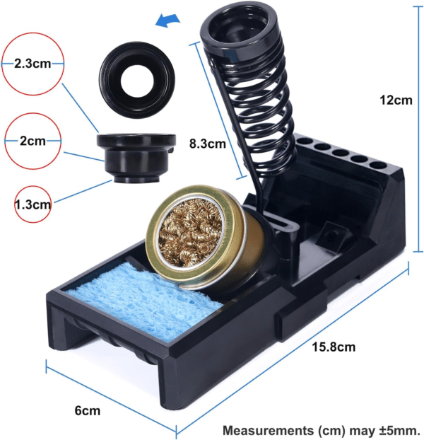 YIHUA X-4 – Supporto per Saldatore Con Lana Di Ottone, Spugna per La Pulizia