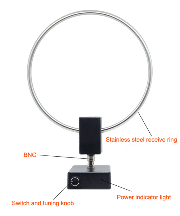 Antenna Loop Attiva GA-450 GA450 Antenna Radio Onde Medie Corte 2.30-30MHz per Scanner Ricevitore SDR