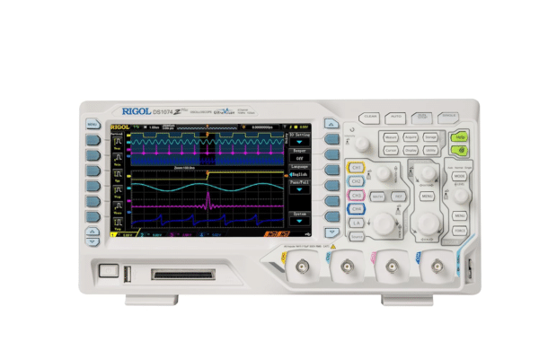 Rigol DS1104Z-S plus Oscilloscopio Digitale, 100MHz, 4 Canali Analogici, 16 Canali Digitali