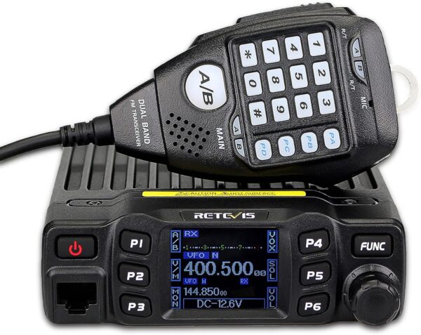 RETEVIS RT95 Ricetrasmettitore Veicolare Bibanda 200CH 25W VHF/UHF